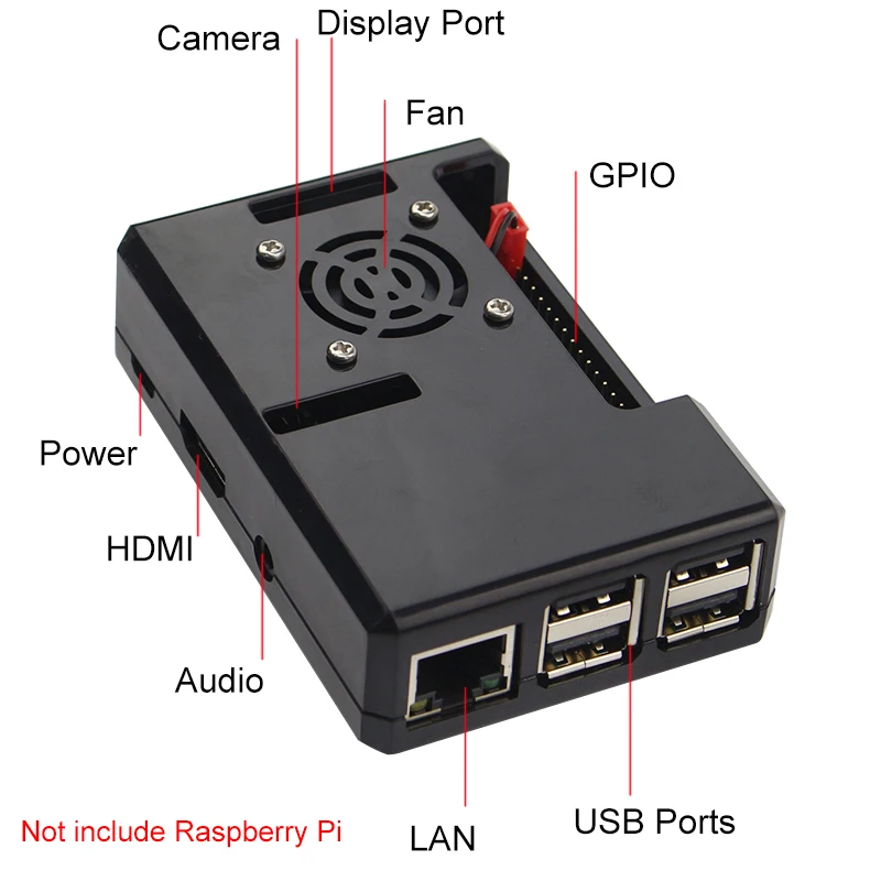 Raspberry Pi 3 Model B плюс + ABS чехол 16 г SD карты вентилятор адаптеры питания теплоотвод HDMI к HDMI кабель для Raspberry Pi 3