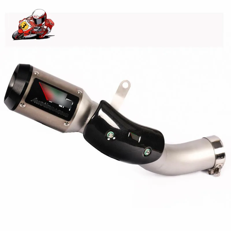 

Slip On For Honda CBR1000RR 2017 2018 Motorcycle Exhaust Esacpe Modified Carbon Fiber Muffler Middle Contact Link Pipe DB Killer
