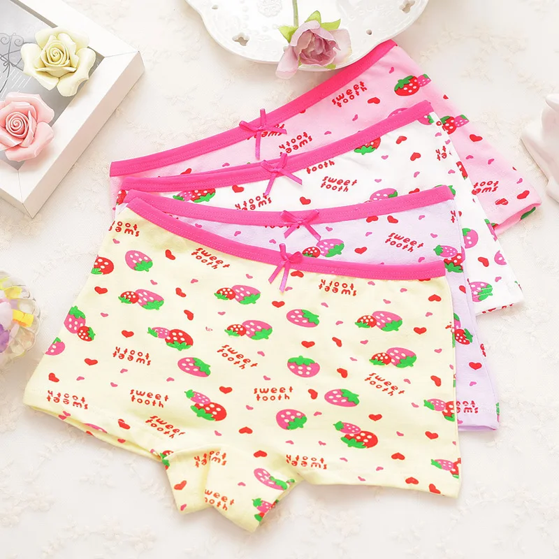Kids Underwear 4pcs/lot Baby Girl Underwear Kids Panties Child's For