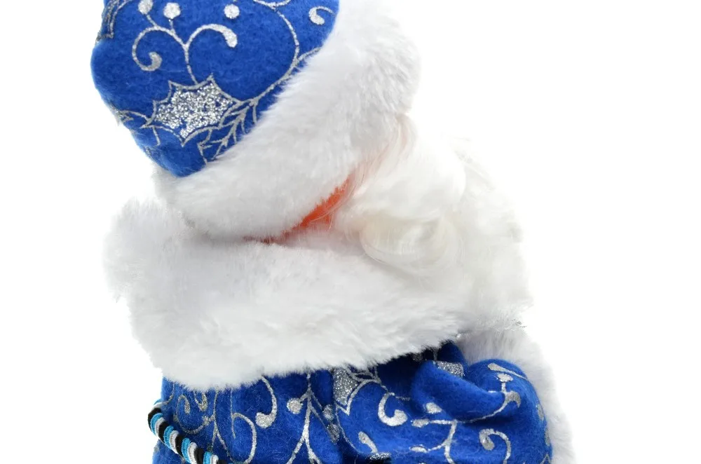 30cm New Year Christmas Ornaments Electric Santa Claus Musical Dancing Plush Dolls Toys Gifts For Child Home Decorations Crafts 10