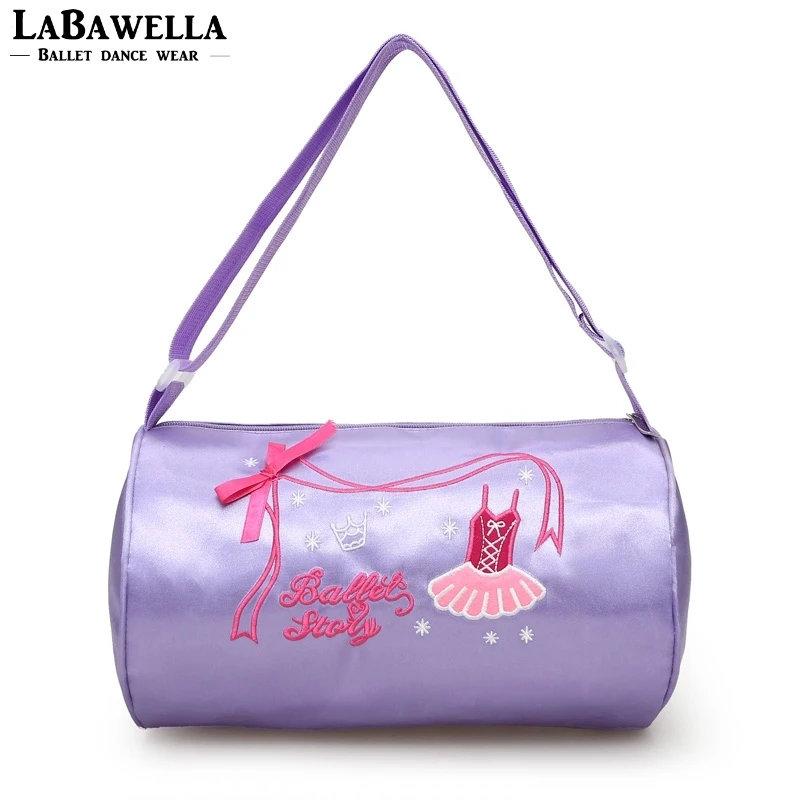 Children Pink Ballet Dancing Bag For Kids Dance Girls Cross body Ballet bags Baby Pink Paillettes Embroidery Dancing Bags AS8656