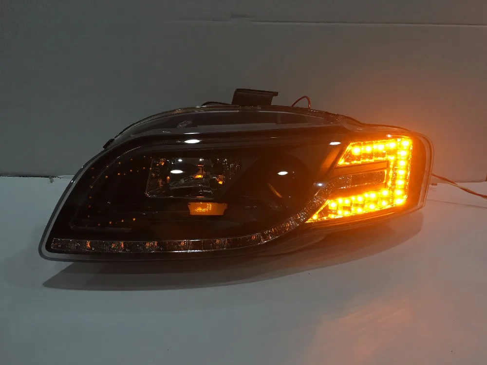 Для VLAND Автомобильная фара для Audi для A4 B7 светодиодный фонарь 2005-2008 года HID Xenon объектив СВЕТОДИОДНЫЙ DRL