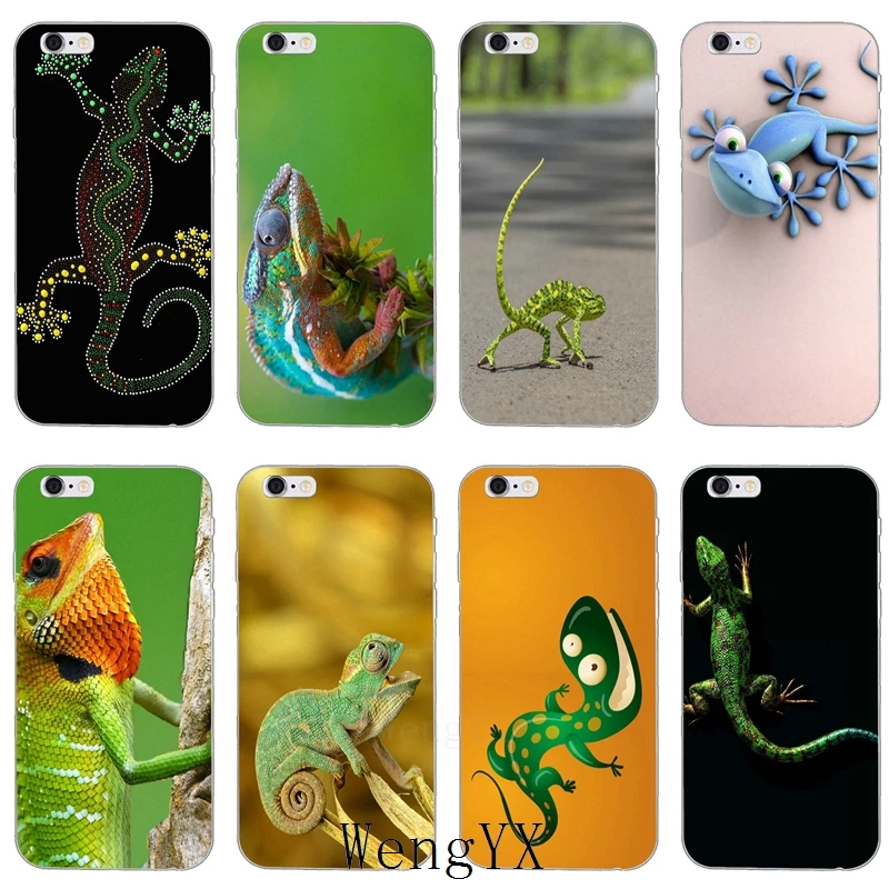 

Gecko Lizard Animals slim Ultra Thin TPU Soft phone cover case For Huawei P7 P8 P9 P10 P20 pro Lite plus P Smart Mini 2017