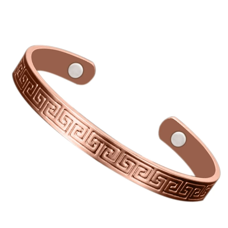 

Retro Magnetic Healing Therapy Copper Bracelet Bangle Cuff Arthritis Pain Relief