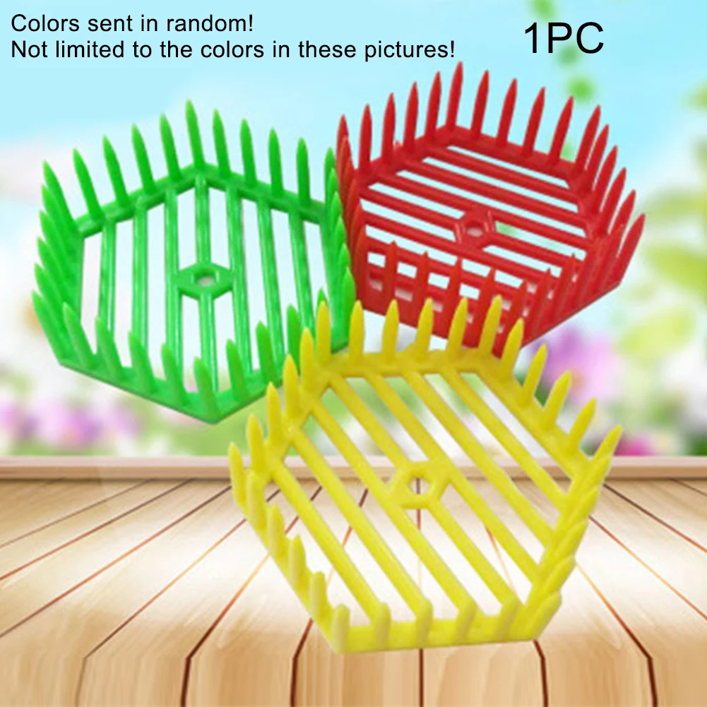 

Plastic Bee Cage Portable Six Sides Shape Outdoor Non-toxic Type Catching Tool Collection Trap Random Color Beekeeping