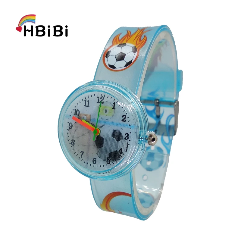

Creative cartoon football kids Fashion watches Sport basketball Children Plastic Watch Casual Reloj infantil Montre pour enfants