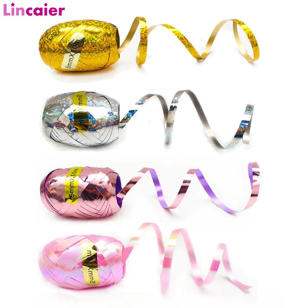 

6pcs Foil Laser Balloon Ribbons Christmas Tree Ornaments Decorations For Home Gift Wrapping New Year Party Supplies