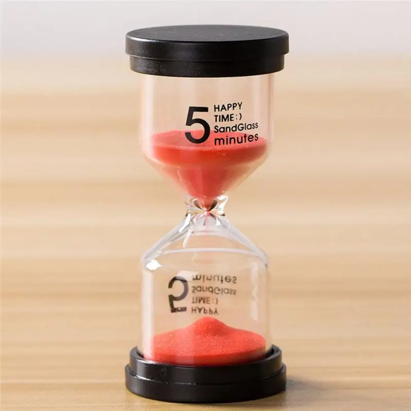 5/10/15/30 Minutes Hourglass Sand Timer Color Glass Sandglass Sand Clock Children Kids Gift Home Decoration