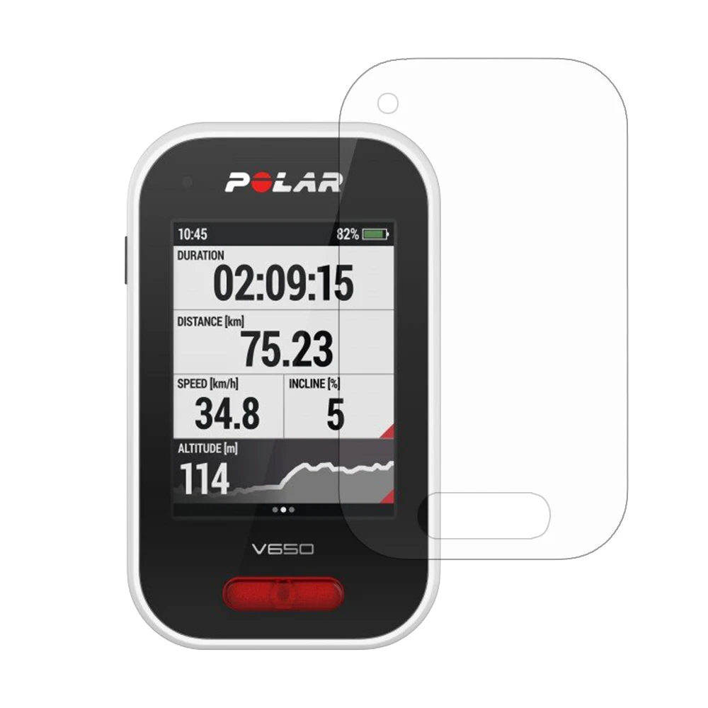 

3x Clear LCD Screen Protector Guard Cover Shield Film Skin for Polar V650 Road/Mountain Bike Cycling Computer Accessories