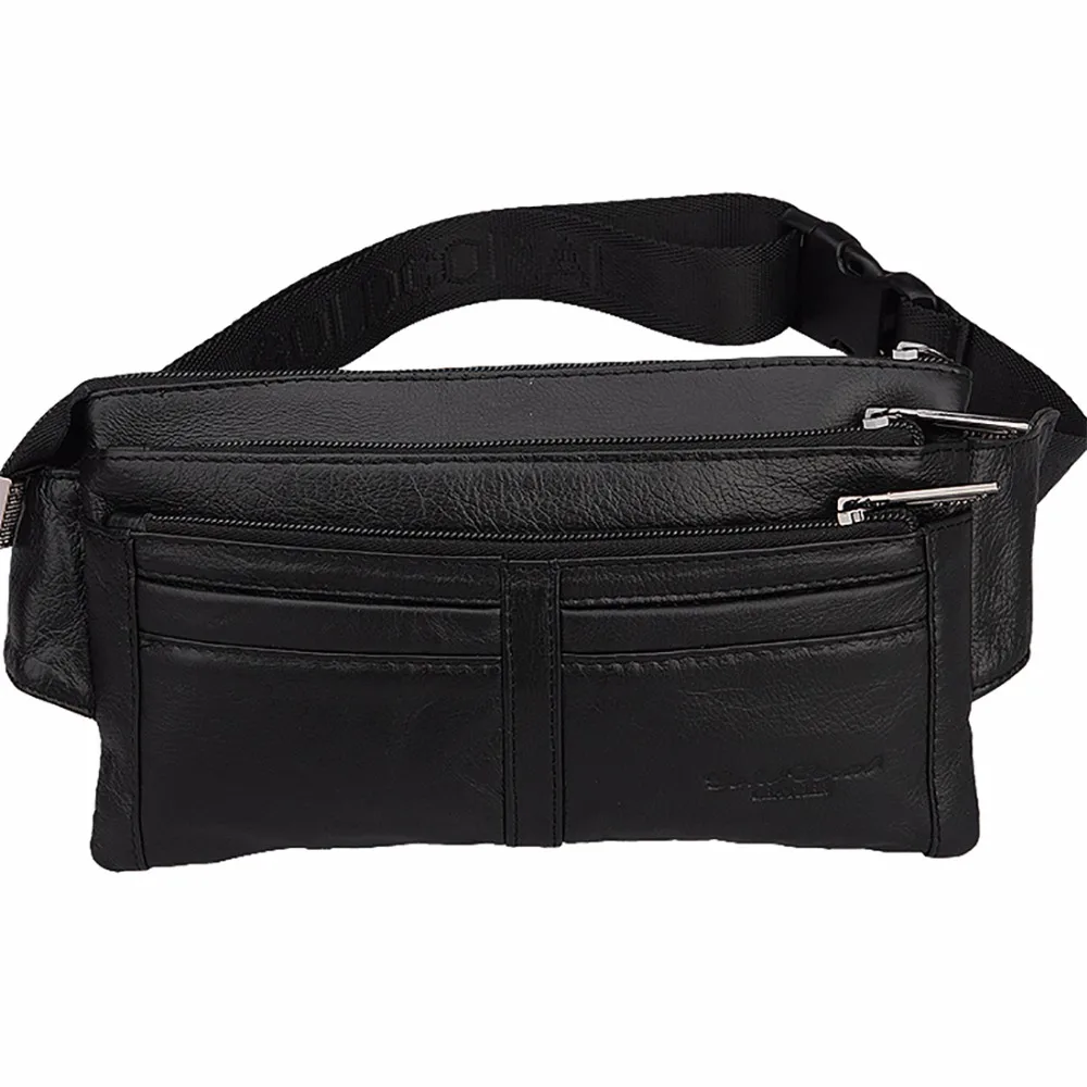 Мужская нагрудная Сумка слинг из натуральной кожи 100%|hip belt purse|belt pursefanny pack |
