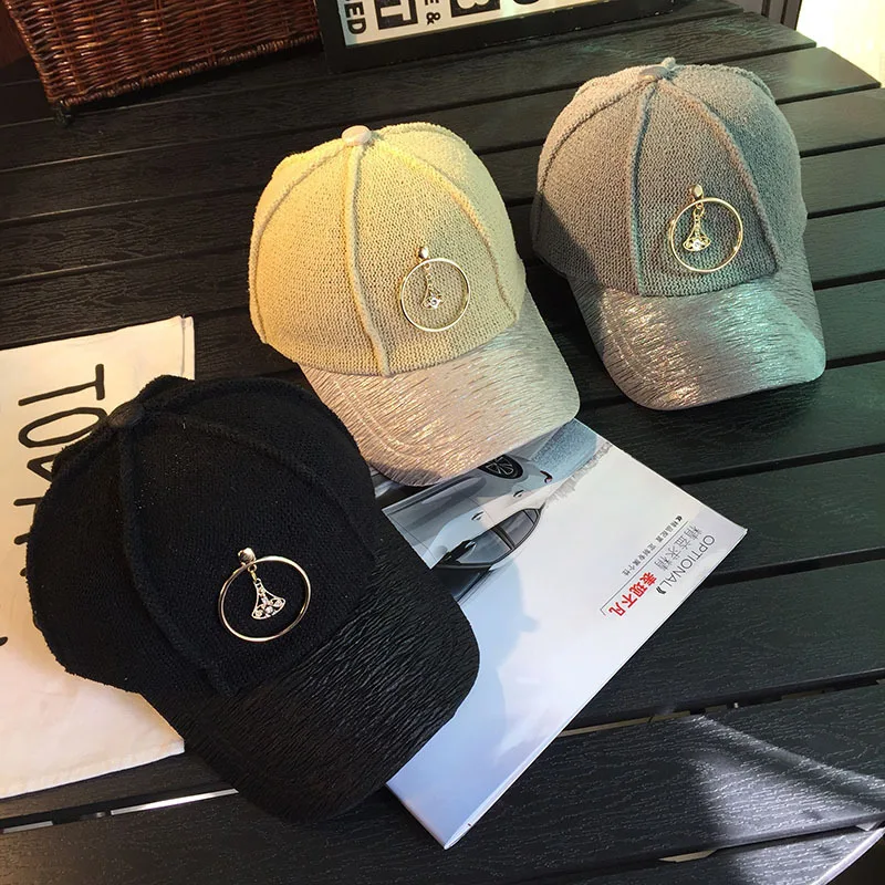 

2017 Women Men Cotton Snapback Caps Metal Ring Women Baseball Cap Snapback Caps Hip Hop Hat Gorras