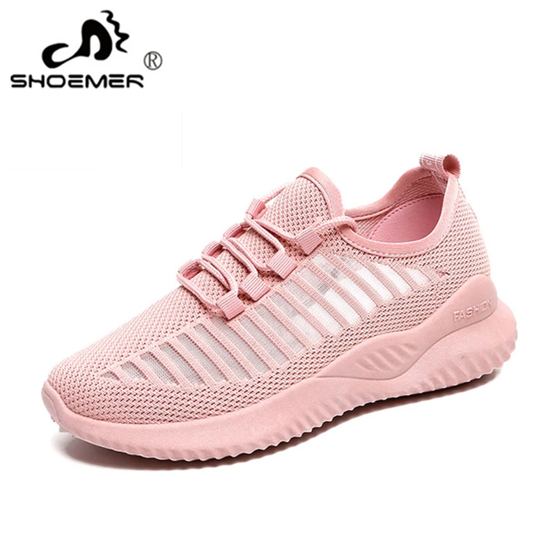 

SHOEMER 2019 new women's sneakers beginners rubber fashion mesh round head strap men's flat sneakers unisex couple casual shoes