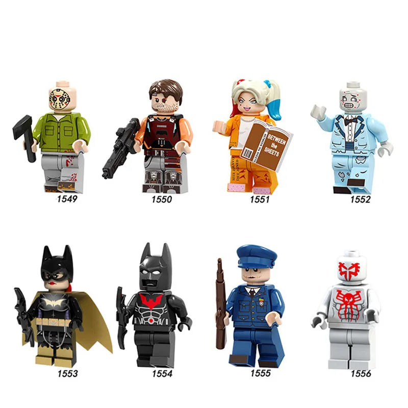 

Batman/Friday the 13th/Police Style Clown/Zombie Mini Figures Toy Building Blocks Compatible With LegoINGlys Toys For Kids