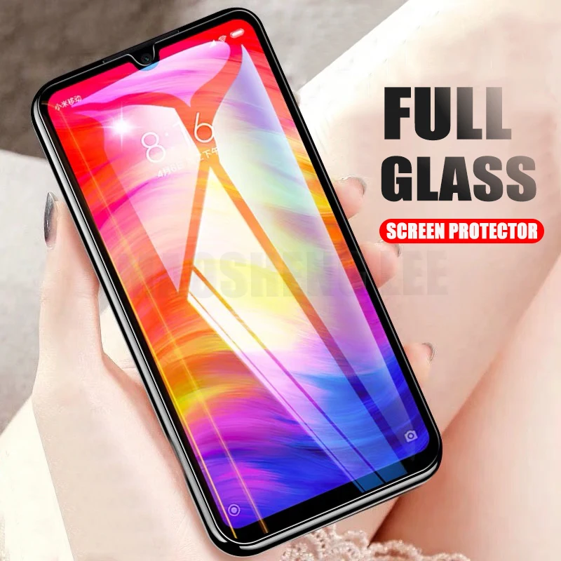 2 шт./лот закаленное стекло для Xiaomi Redmi Note 7 Pro Защита экрана note защита от Blu ray