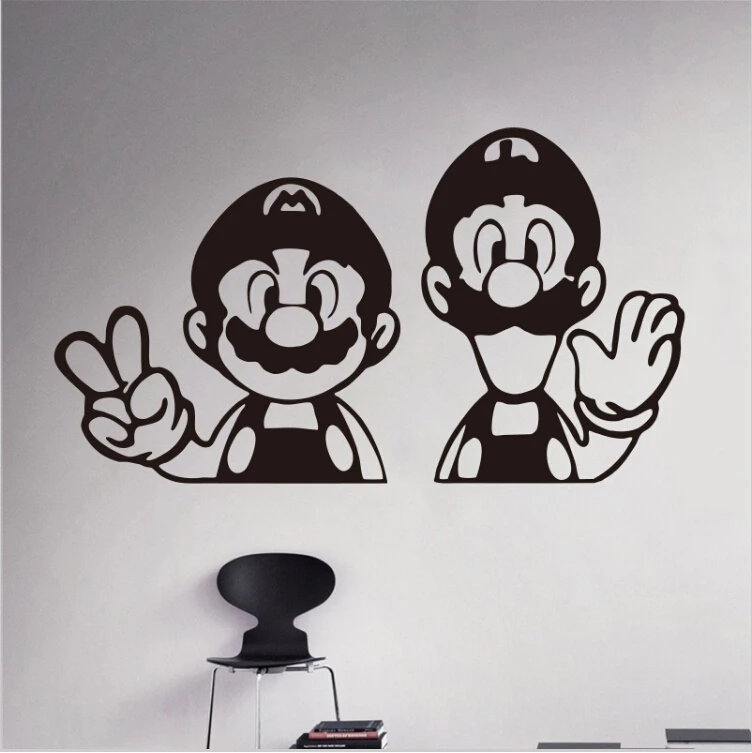 2017 New Carton Super Mario Vinyl Decal Home Decoration Children