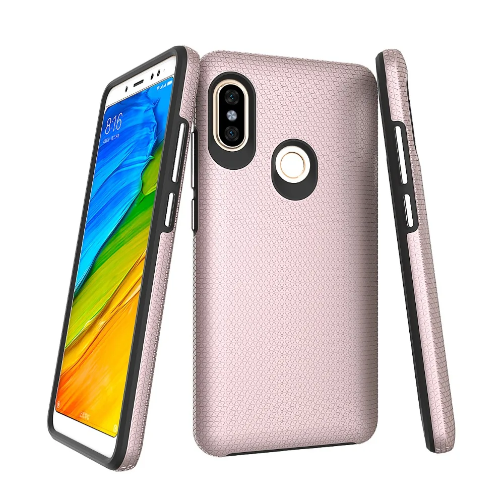 Жесткий ПК Мягкий ТПУ гибридные Чехлы для Xiaomi Redmi Note 5 Pro ударопрочный задняя