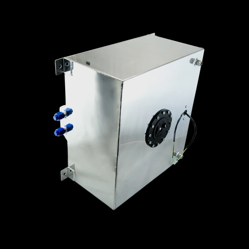 US $72.90 Pqy 60l Aluminium Fuel Surge Tank With Sensor Fuel Cell 60l With Cap Foam Inside PqyTk41
