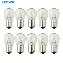 LEEWA 10 шт. 24 В 1156 BA15S S25 P21W Авто прозрачное стекло лампа поворота Хвост лампа Грузовик Автобус Индикатор галогенная лампа# CA1226
