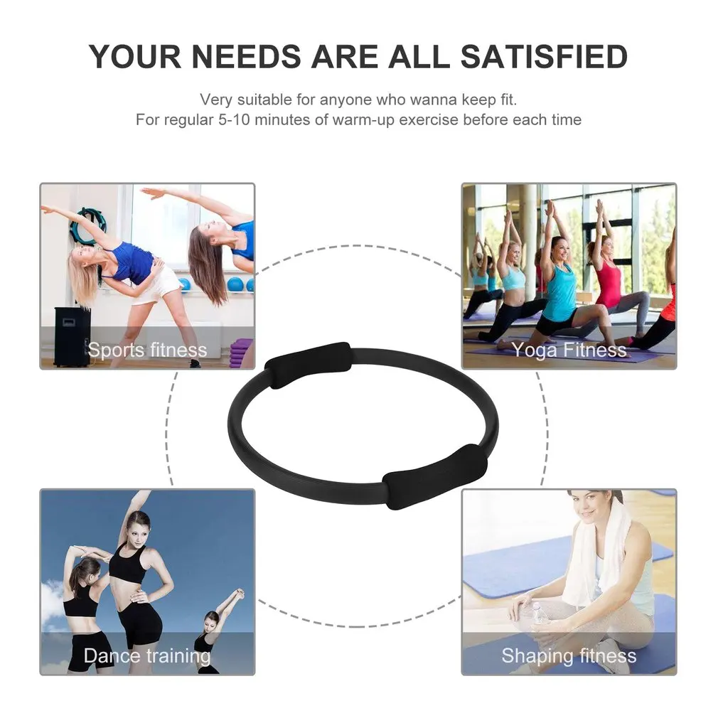 Pilates Ring Magic Circle Dual Grip Sporting Goods Yoga Ring Exercise Fitness Pilates Ring Magic Circle Dual Grip Sporting Goods Yoga Ring Exercise Fitness