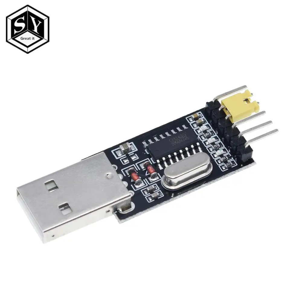 1 Pcs CH340G RS232 module USB to TTL converter UART module CH340 ODUS