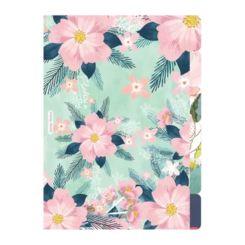 

Floral Series Spiral Notebook Divider Index Pages Bookmark For Filofax Dokibook A5A6 Daily Planner Organizer Vintage Stationery