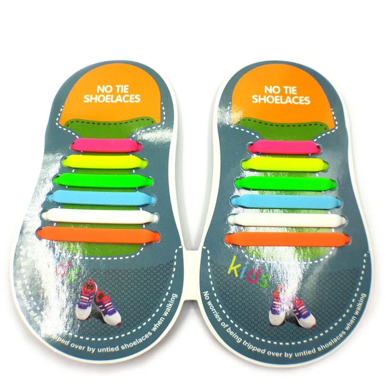 Оптовая продажа 50 Наборы для ухода за кожей ленивый Шнурки не завязывать шнурки детские спортивные Аксессуары для обуви Детские