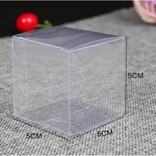1000 шт. Размер 5*5*5 см небольшие пластиковые коробки, прозрачная пластиковая коробка подарка