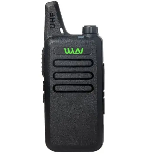 ANYSECU Walkie Talkie WLN KD-C1 мини радио UHF 400-470 МГц 5 Вт 16 канальный мини-портативный трансивер три цвета на выбор - Цвет: KD-C1-U black