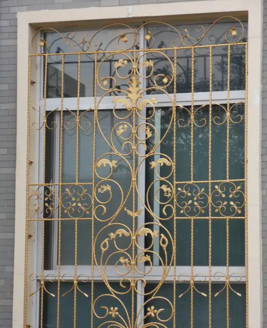Wrought Iron Steel Gl Window Metal Wrought Iron Steel Gl Window Metal Windowswindow Grill Design