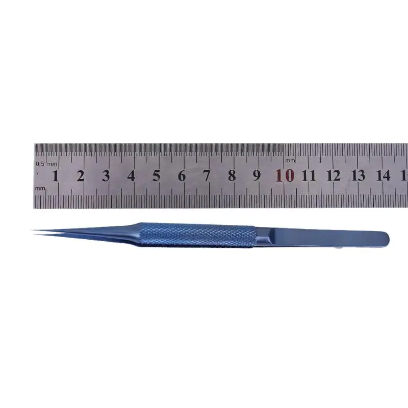 Профессиональный пинцет из титанового сплава/нержавеющей стали 0,15 мм с точным отпечатком пальца, инструмент для ремонта прямой изгиб