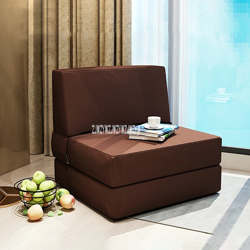 Best N826 Modern Simple Comfortable Sponge Tatami Sofa Chair Sleeping Bed Multifunction Washable Lazy Sofa Living Room Foldable Sofa