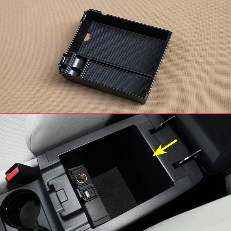 

Car Armrest Increase Box Storage Tray Container For Mazda CX-5 KF 2017 2018 CX5 Interior Arm Rest Non-Slip Mat Accessories