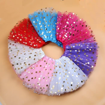 

Baby Girl Tutu Skirts Kids Bronzing Sequins Skirt 3 Layers Tulle Tutu Girls Skirt Ball Gown Pettiskirts Birthday Party Clothes