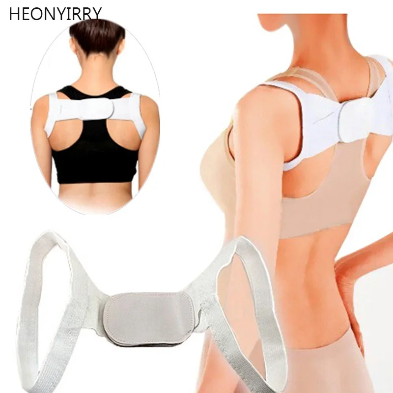 Back Support Brace Belt Women Posture Corrector Brace Shoulder Corset Back Pain Support Brace Adujustbable Corrector De Postura - Color: one size