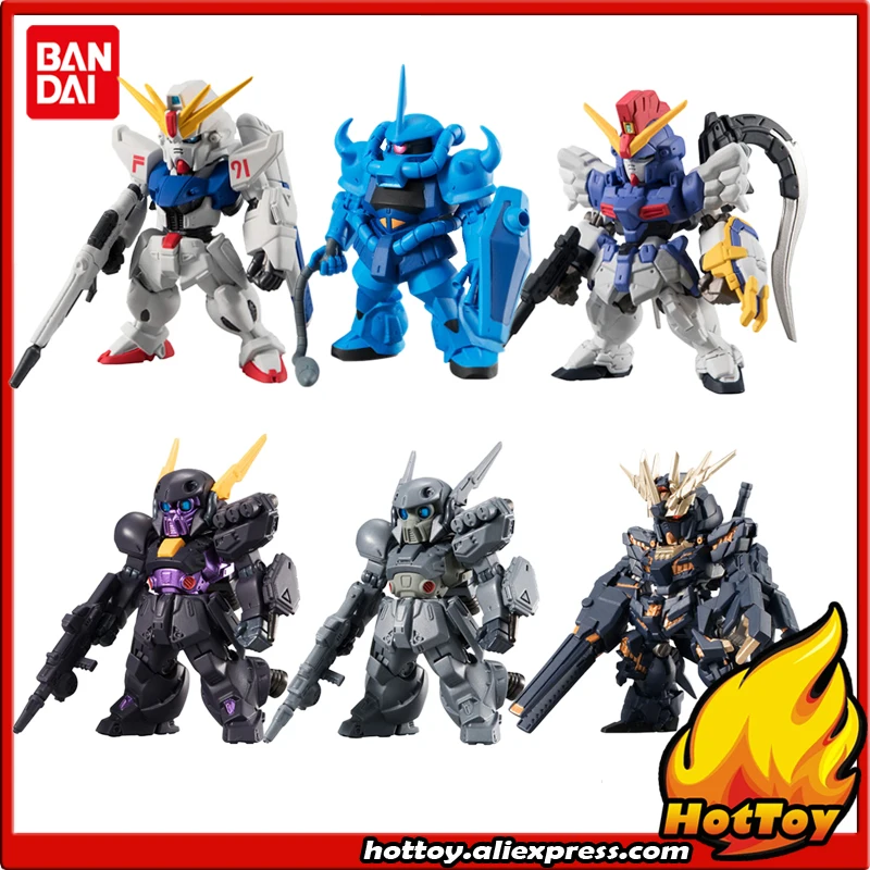 100% Оригинал BANDAI FW GUNDAM CONVERGE vol.12 игрушечная фигурка-полный набор 6 штук Gundam Gour