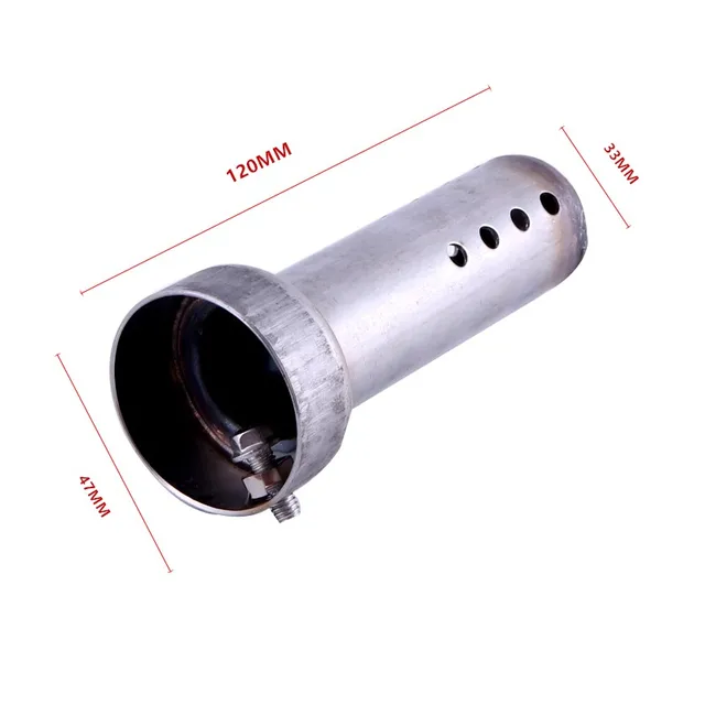 Ocobudbxw Marmitta silenziatore Db Killer Silenziatore 45mm Regolabile Universale