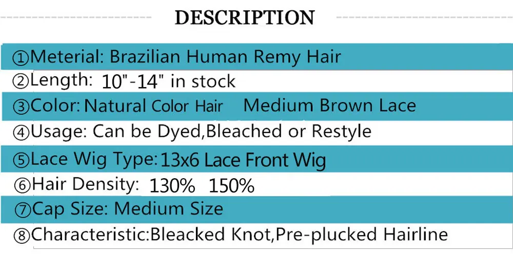 Волосы ELVA 13x6 человеческие волосы на кружеве парики для черных женщин парик из волнистых волос предварительно выщипанные волосы с волосами младенца бразильские волосы remy