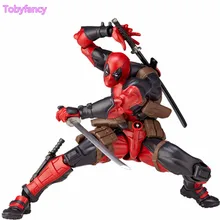 

Deadpool Action Figure Revoltech 160mm Series No.001 Anime Deadpool Collectible Model Doll Toy