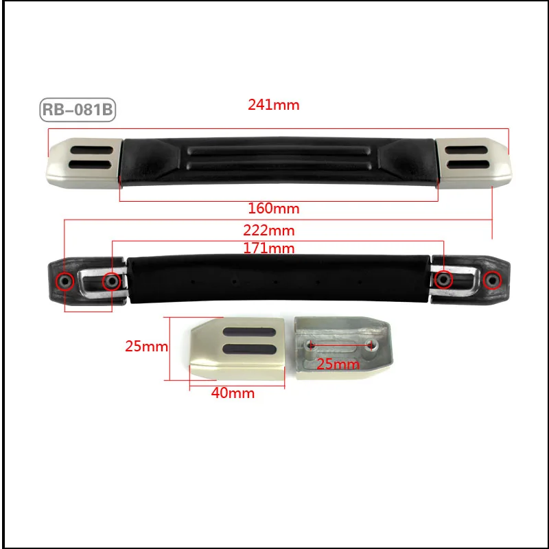 Замена багаж чемодан сумка пластиковые потяните - Цвет: RB081B