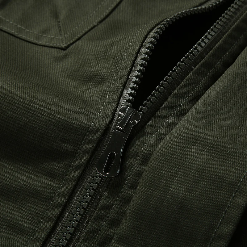 Big Size M~6XL autumn Military Tactical Jacket Men 100% Cotton Pilot Flight Cargo Coat male for win