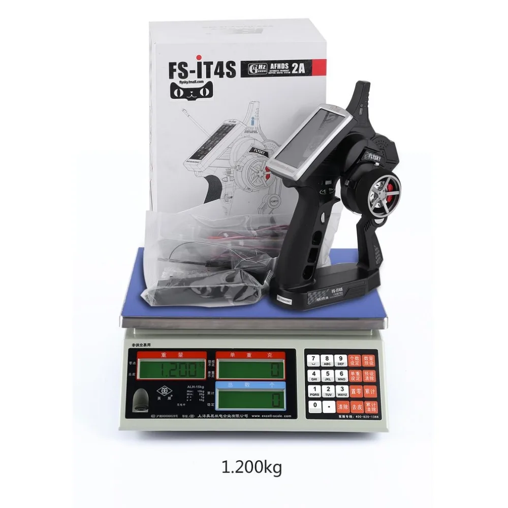 2,4 GHz AFHDS 2А система 4 канала сенсорный экран Радиоуправляемый Телеконвертер+ IA4B приемник для Flysky FS-IT4S