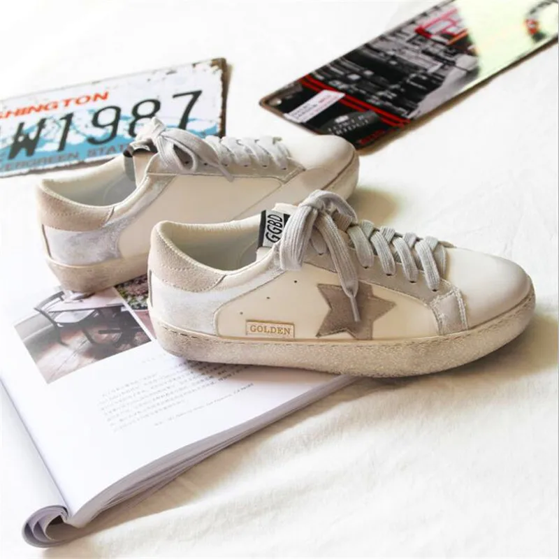 À Blanches Paillettes Tête Étoile Branches Sales Chaussures Nostalgique Female178 Nouvelle Printemps 1 Rétro Automne Rue Cinq Ronde Petites q811wF