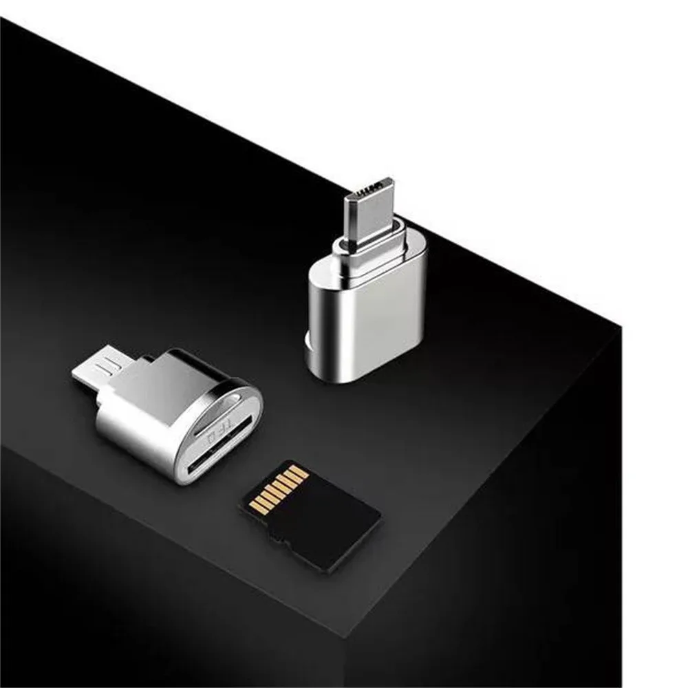 VOBERRY сплава USB 3,1 Mirco USB Micro SD TF считыватель карт OTG адаптер для Android мобильного телефона быстрой загрузки