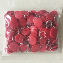 100 шт./лот RFID частота 125 кГц близости смарт-карты брелков Карточки контроля доступа
