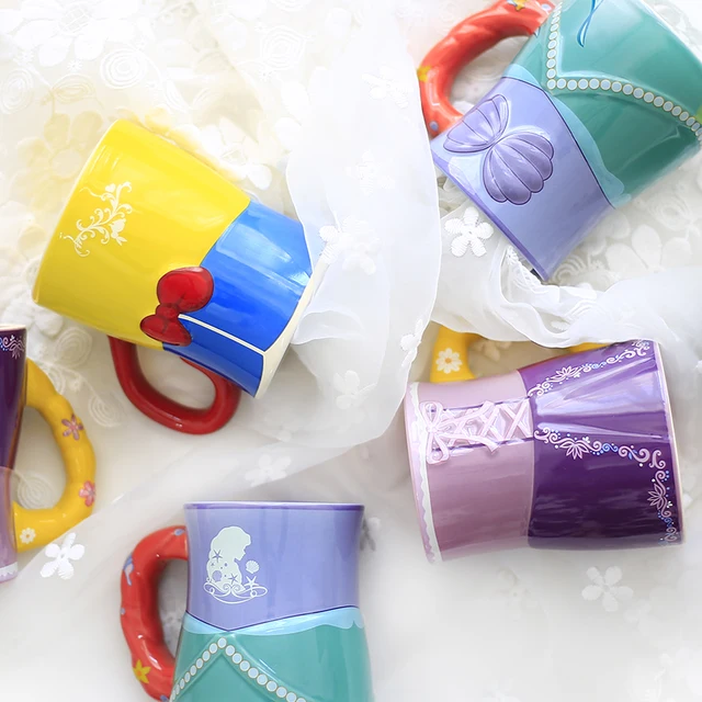 $US $15.72 3D Mermaid Cups Cute Cartoon Mugs Ceramic Coffee Mug Cup Gift Collection Creative Drinkware Breakfa