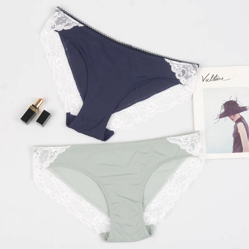 

Trimmed pants Sexy underwear Lace-edged low-waist trimmed pants