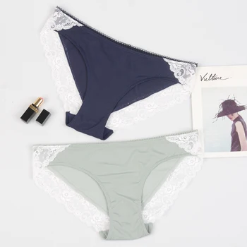 

Trimmed pants Sexy underwear Lace-edged low-waist trimmed pants