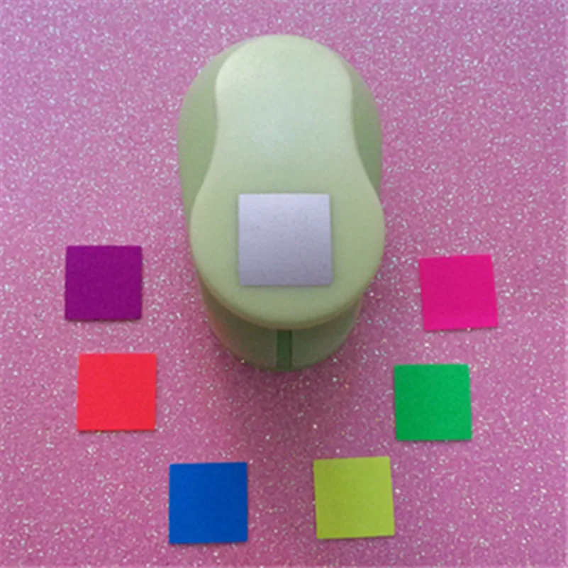 Free Shipping 1 inch Square shape EVA foam punches paper punch for