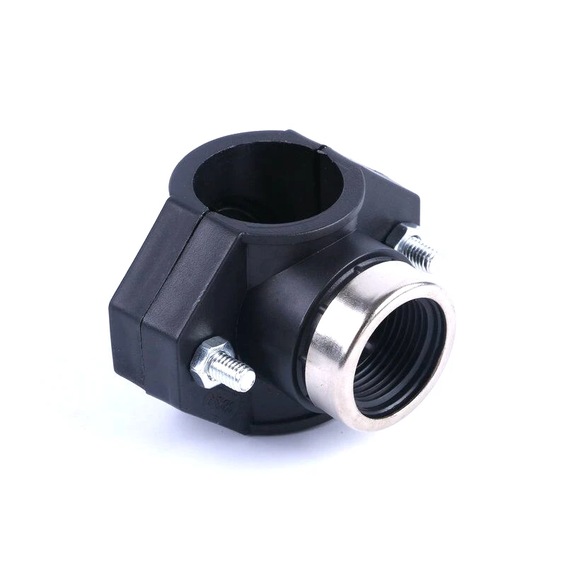 200pcs Female 3/4"63mm Water Rush Pipe Repair Connectors PE Pipe Urgent Repair Tee Connector