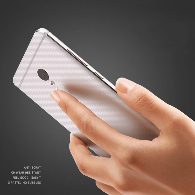 

5Pcs/lot Back film Screen Protector for Redmi Note 5A Prime 3D Back cover Carbon Fiber for Xiaomi Redmi 5 Plus S2 Note 4X 4 Pro
